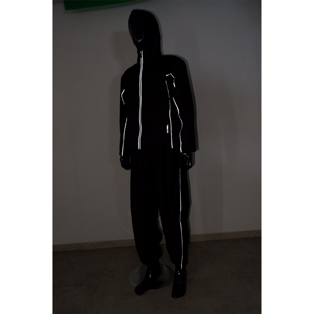 Sauna Suit Luminant | Full Body Light Reflector | Waterproof Zipper | Premium Exercise Suit
