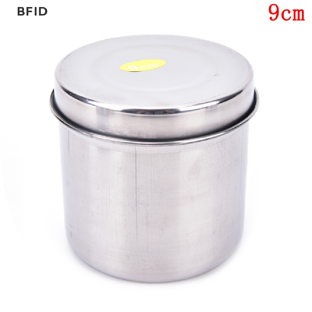 [BFID] Tato Stainless Steel Cotton Disinfection Container Canister Alat [ID]