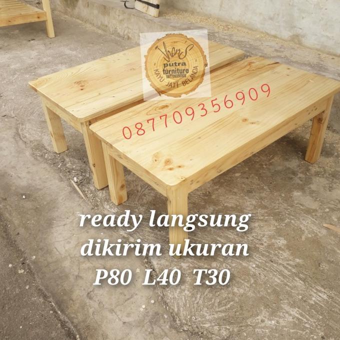 meja lesehan kayu jati belanda