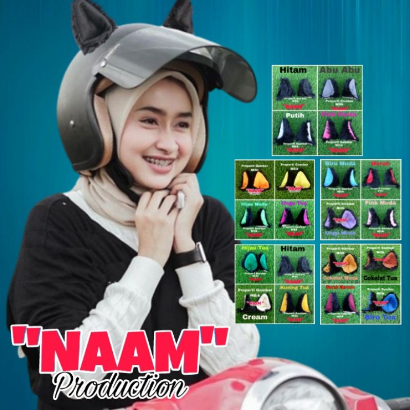 Kuping Helm, Kuping Kucing Helm, Kuping Helm Bogo, Kuping Helm Halfface, Kuping Helm Fullface