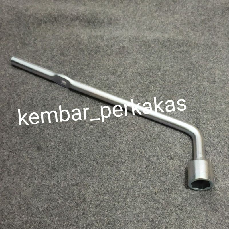 Kunci roda 19 mm &amp; handle set putaran dongkrak