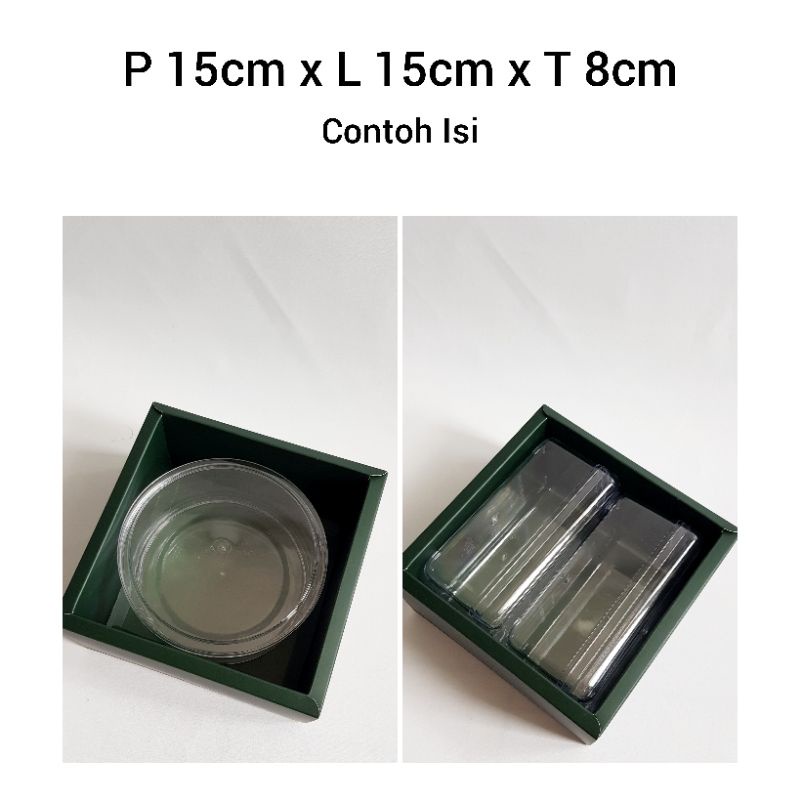 Gift Box/Kotak Slop Sliding Hijau