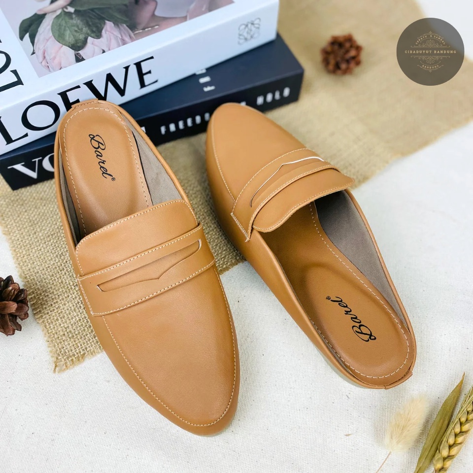 CBY Bustong Drip Sepatu bustong flat teplek Wanita sepatu kasual