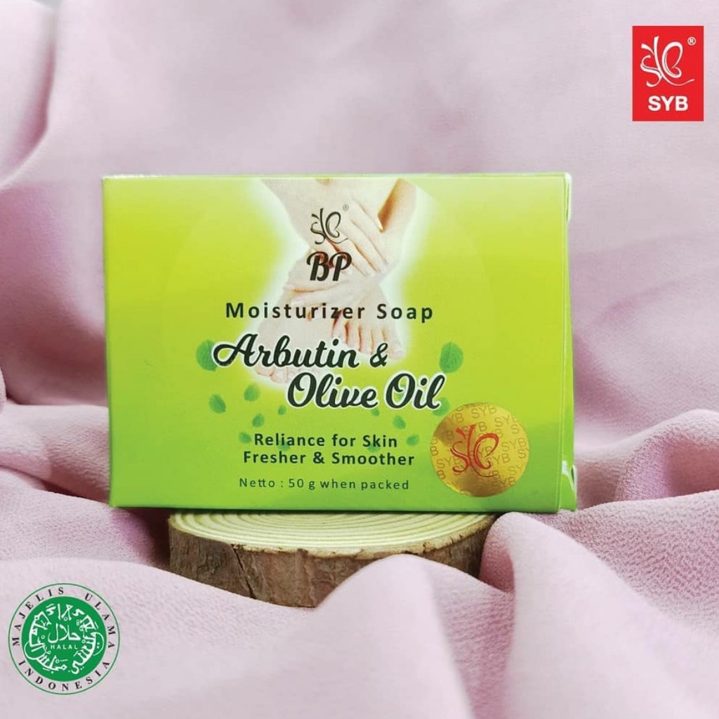 [ FREE GIFT ] SYB BP Moisturizer Soap Arbutin &amp; Olive Oil - Sabun Bibit BPOM