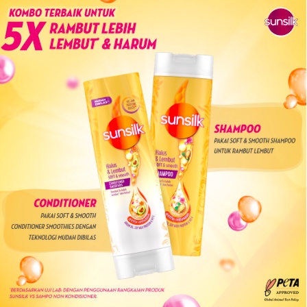 Sunsilk Shampoo 70ml 160ml 340ml / Conditioner 160ml / Hair Vitamin Mist 40ml | Sampo Spray rambut hijab