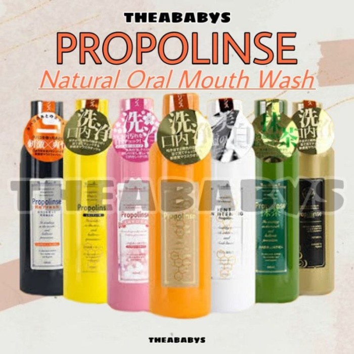 Jual Propolinse Mouthwash Japan Original 600 Ml Shopee Indonesia