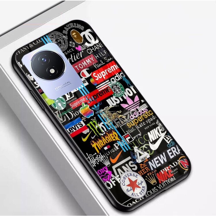 (Q19) Softcase Vivo Y02 - Softcase Kaca Vivo Y02 - Case Aesthetic Vivo Y02 - Case keren Vivo Y02 - C