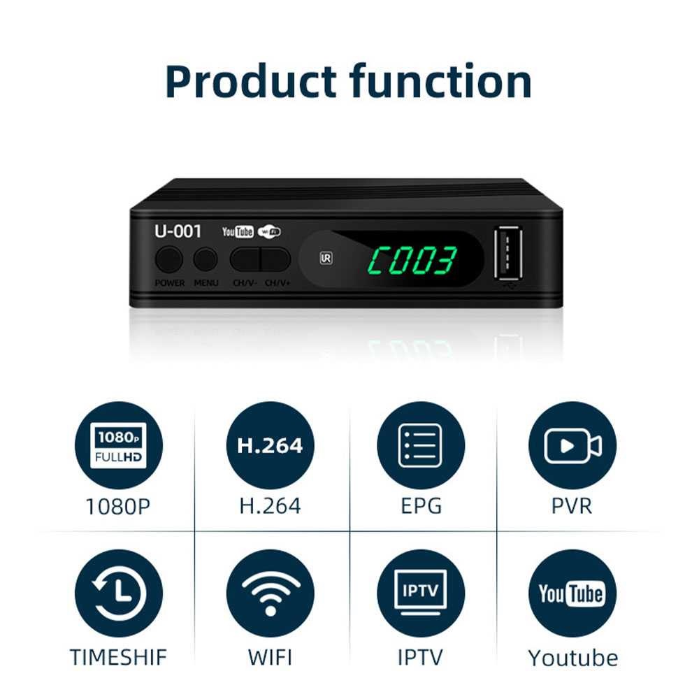 MEGOGO DVB-T2 Digital TV Tuner - STB Set Up Box TV Indonesia