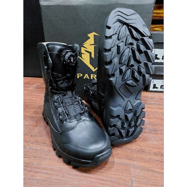 SEPATU PDL  TALI PUTAR SPARTAN FULL KULIT