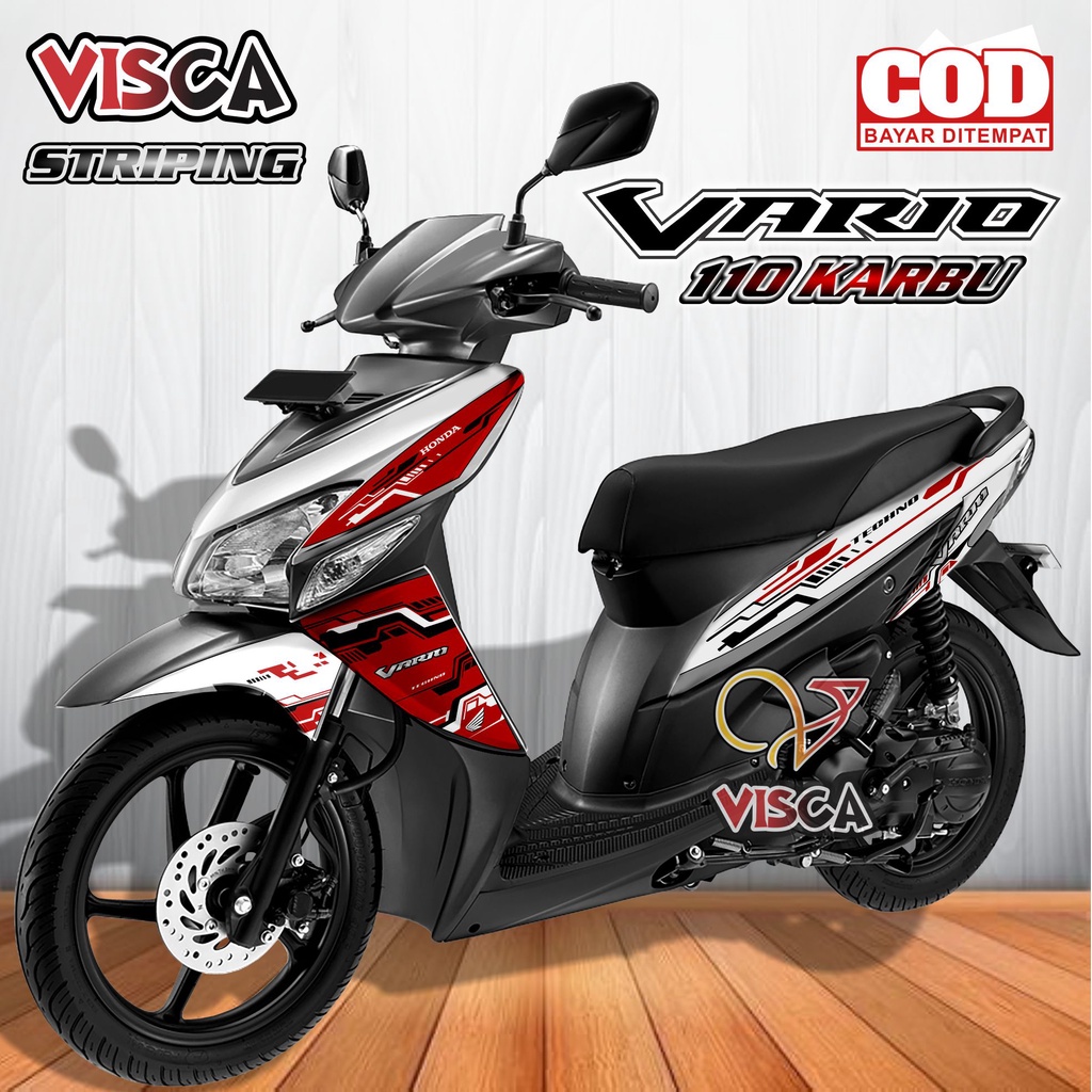Striping Vario 110 Carbu Lama Striping Vario 110 Carbu Stiker Vario 110 karbu Lama Stiker motor Vari