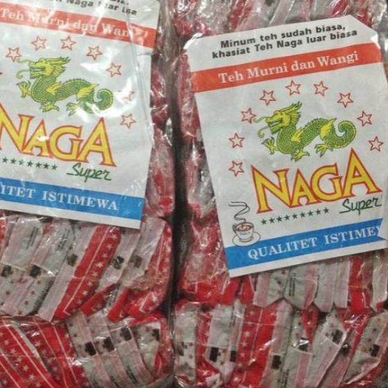 

PROMO [HJ6] Teh Naga Asli khas Malang isi 50 pack teh tubruk hitam [packing kardus]