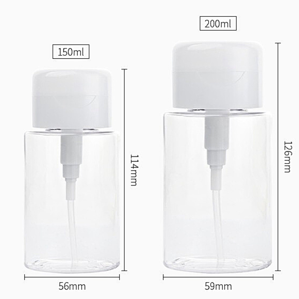 Botol Pump Nail Art/ Botol Aceton Cairan/ Botol Cleanser UV Gel NT-31