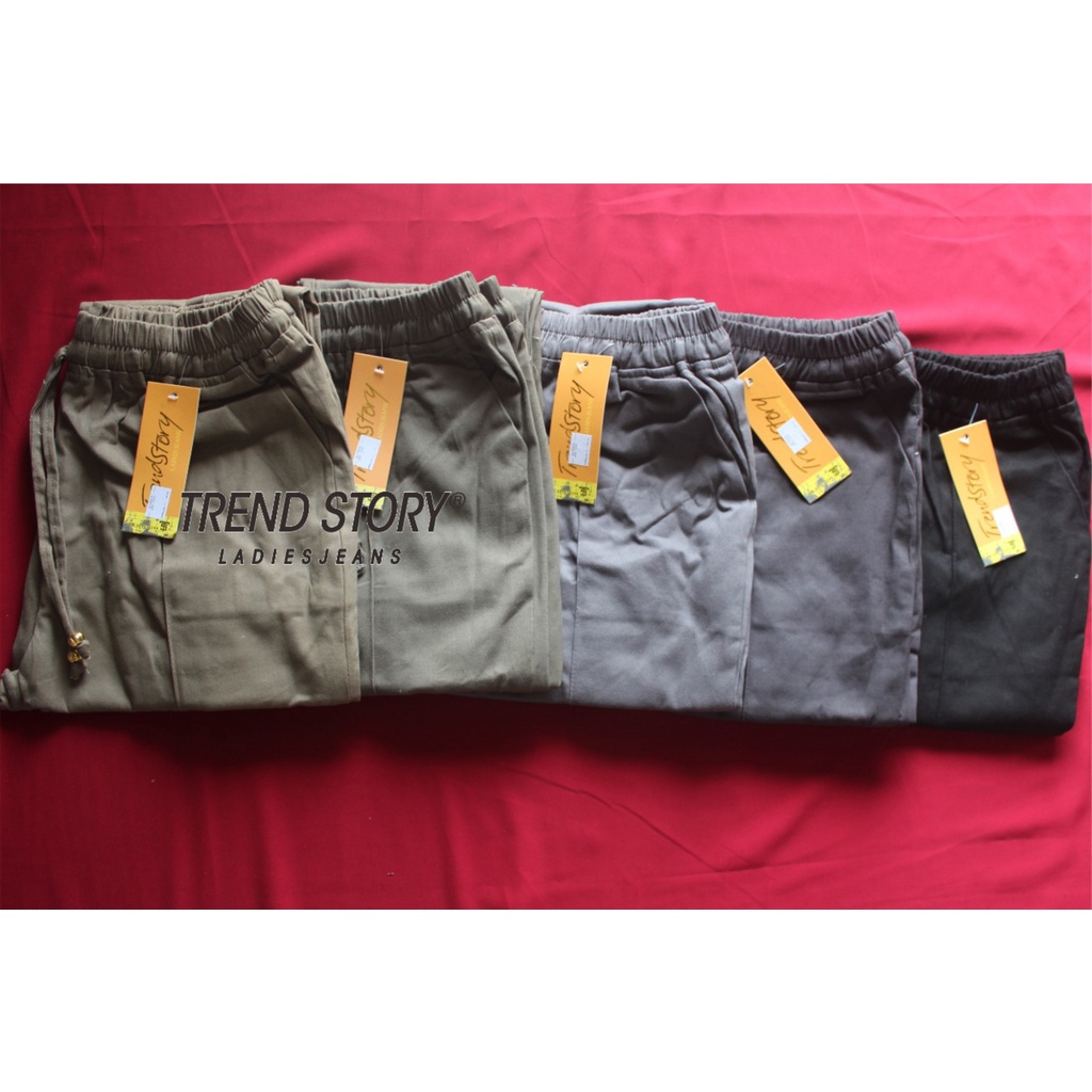 BAGGY PANTS TWILL STRETCH COMBED DIAMOND IMPORT (MELAR)