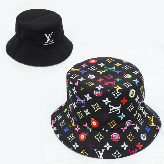 Topi Bucket Hat LV Monogram Import Mirror / Bucket Hat Bolak Balik