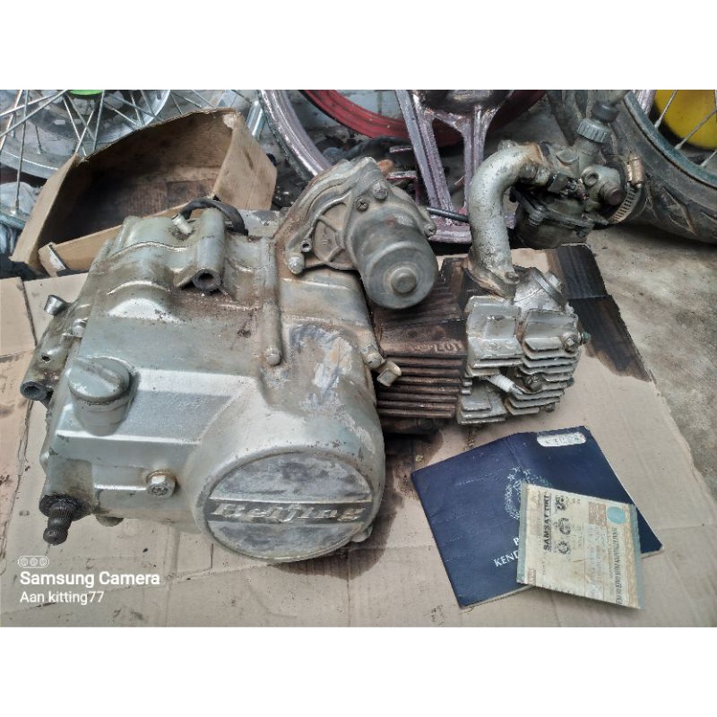 Mesin set beijing champ bangau 107 108 replika 125z stnk bpkb