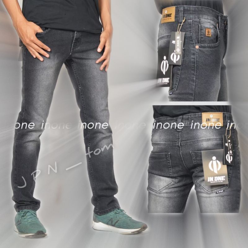 Celana Jeans Big Size Pria Melar Ukuran Besar 36 37 38 39 40 Hitam Sandwash Jins Jumbo 41 42 43 44 45 46 Long Pants Pinggang Karet Model Reguler Fit Stretch Bahan Tebal Celana Panjang Original Premium In One Black Jazz Stone Washing 28 29 30 31 32 33 34