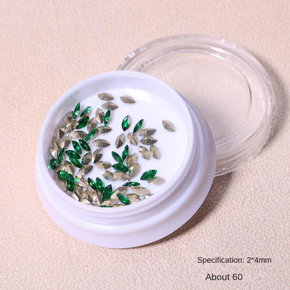 Mxbeauty Profil Nail Art Berlian Imitasi Kreatif Mata Kuda Bor Kuku Fashion Hiasan Kuku Perhiasan Kuku