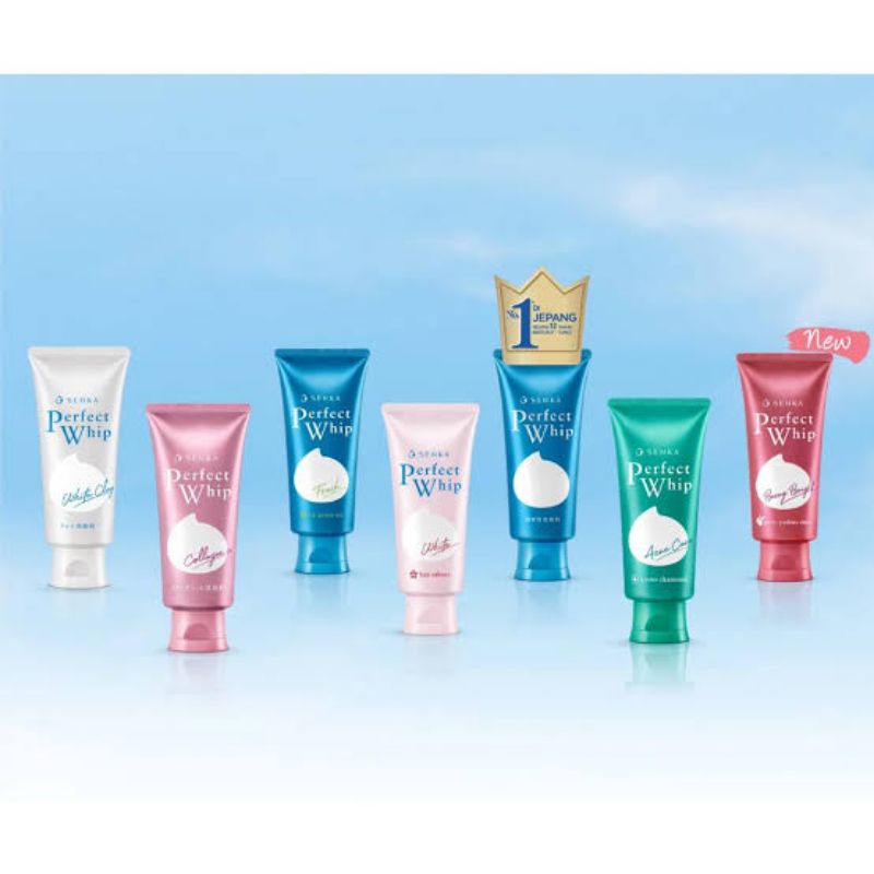 Senka Facial wash sabun cuci muka perfect whip acne