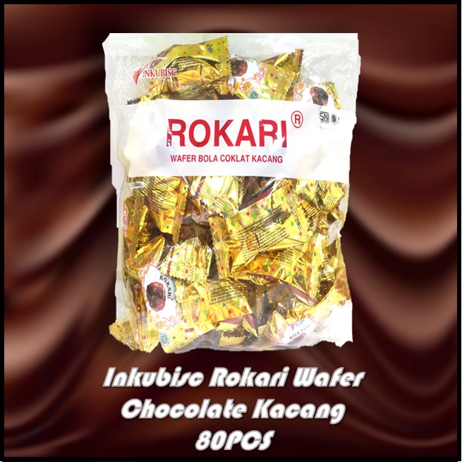 

Inkubisc Rokari Wafer Chocolate Kacang 80PCS