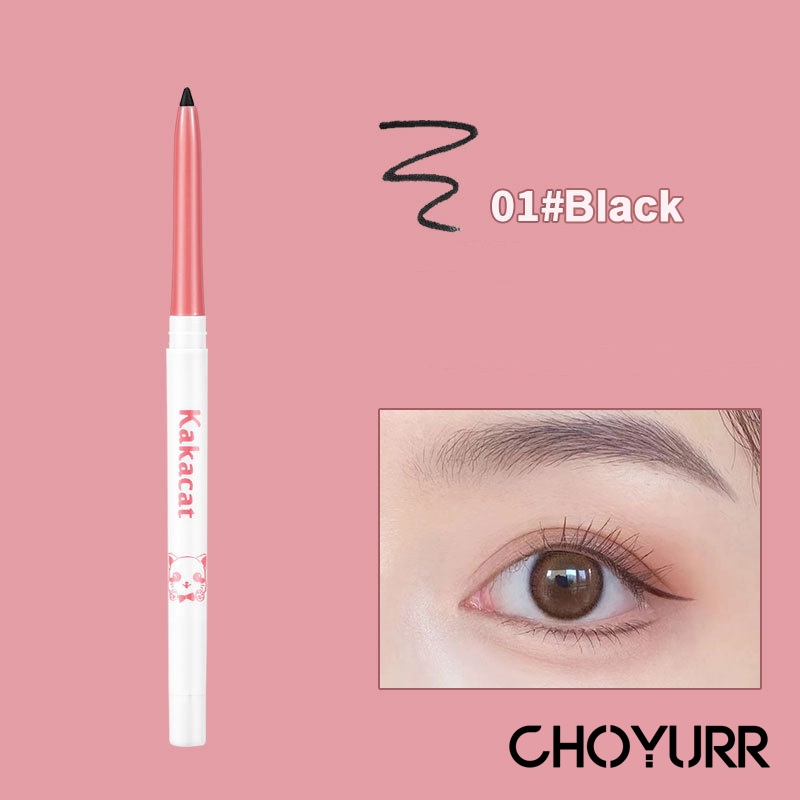 【COD】Eyeliner Waterproof Mata Pink White Twisted  Tahan Air Simple Eyeliner Long-lasting Anti Smudge Murah-CH