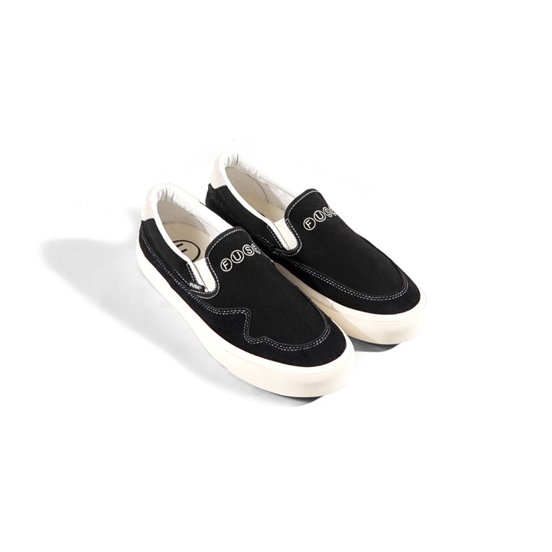 Fuse Concept - Slip On “Bucks” Black White