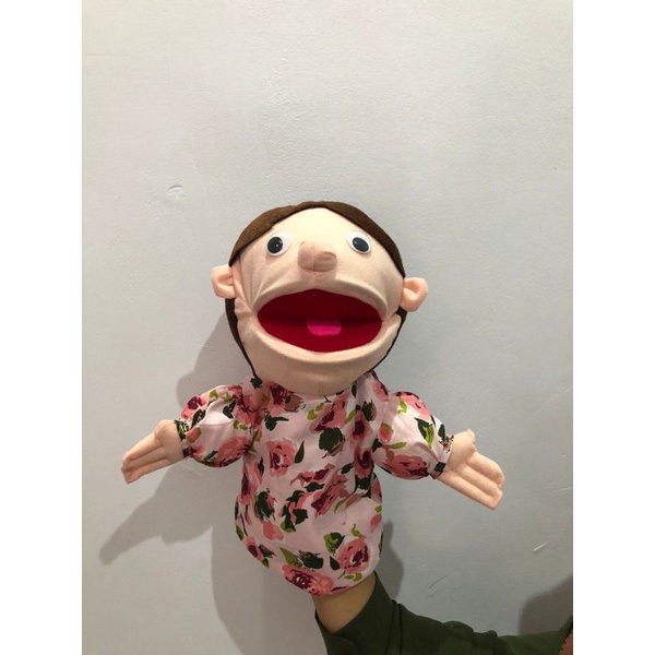 Boneka Muppet Keluarga Mulut Gerak | Boneka Dongeng Mainan Edukasi