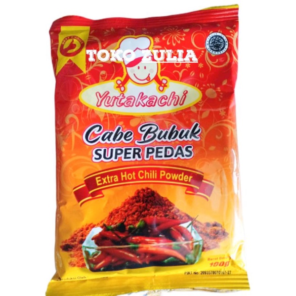 

Cabe bubuk super pedas Yutakachi 100gram