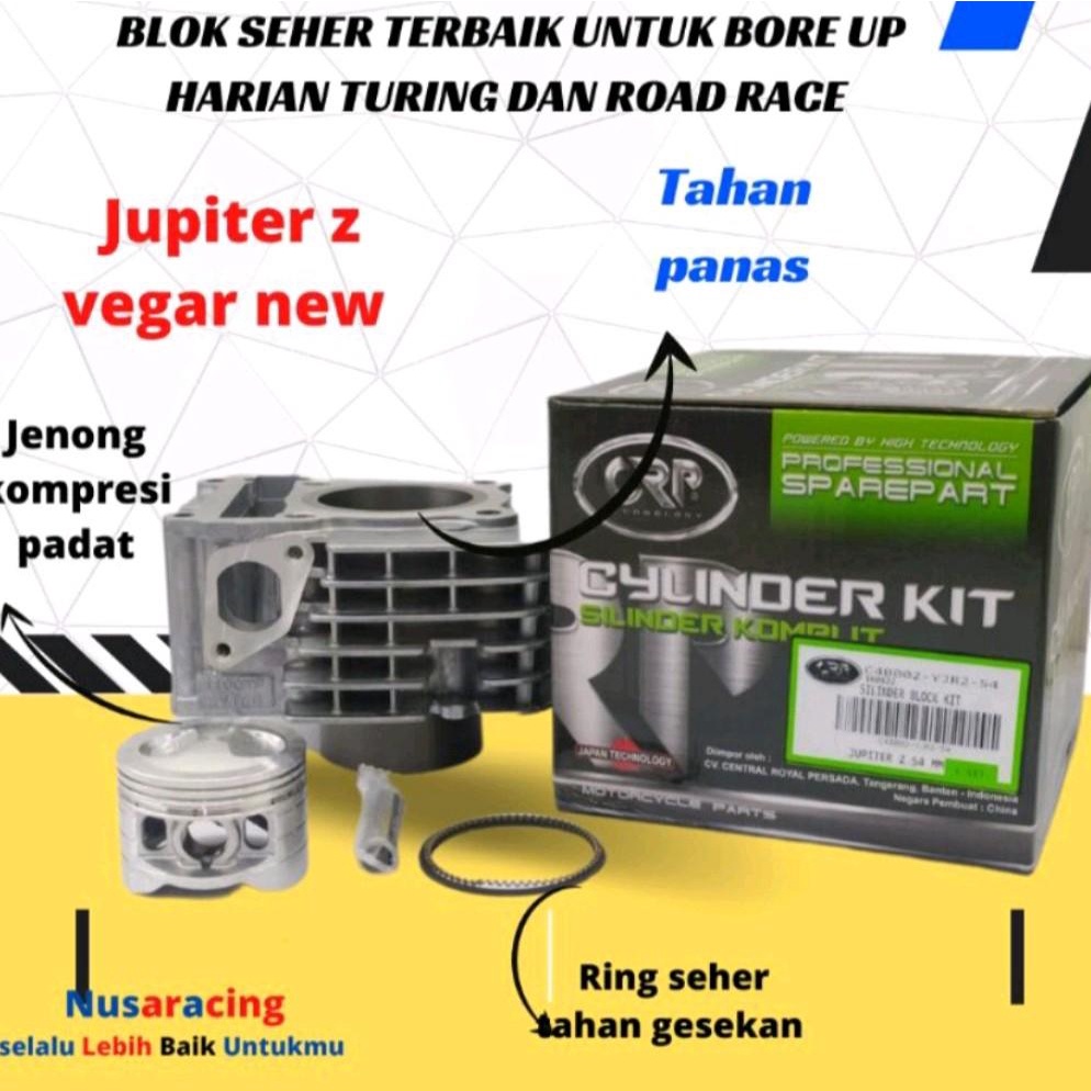 BLOK SEHER BORE UP JUPITER Z VEGA R NEW BLOK SEHER BORE UP 54 CRP 130 CCJAPAN SPEC