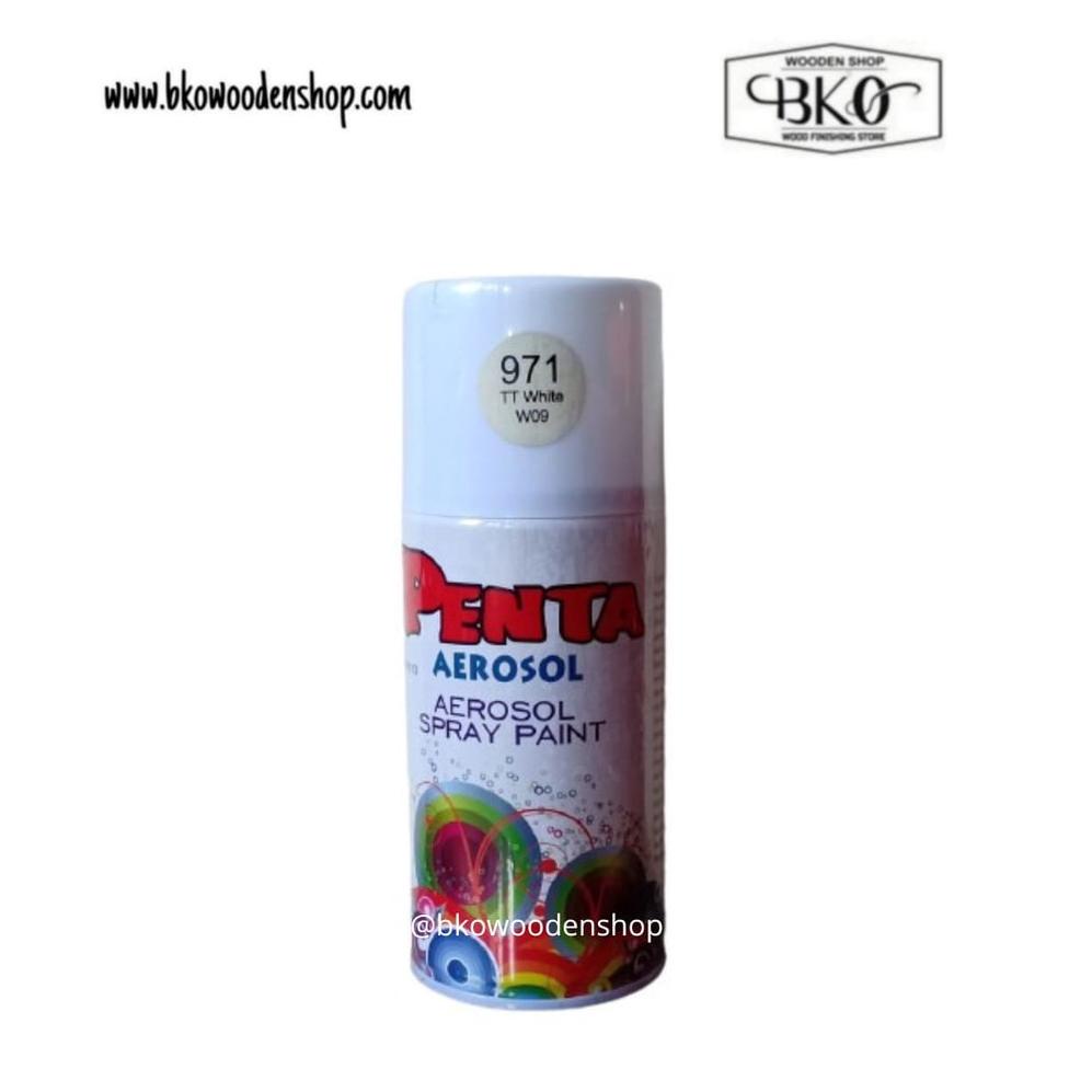 

[COD] ☊ Cat semprot pylox PENTA 300 ml ( 971 ) TT White W09 (putih) Agya Ayla zrdyc