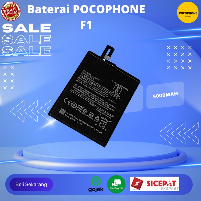 Baterai Pocophone F1 oem bergaransi