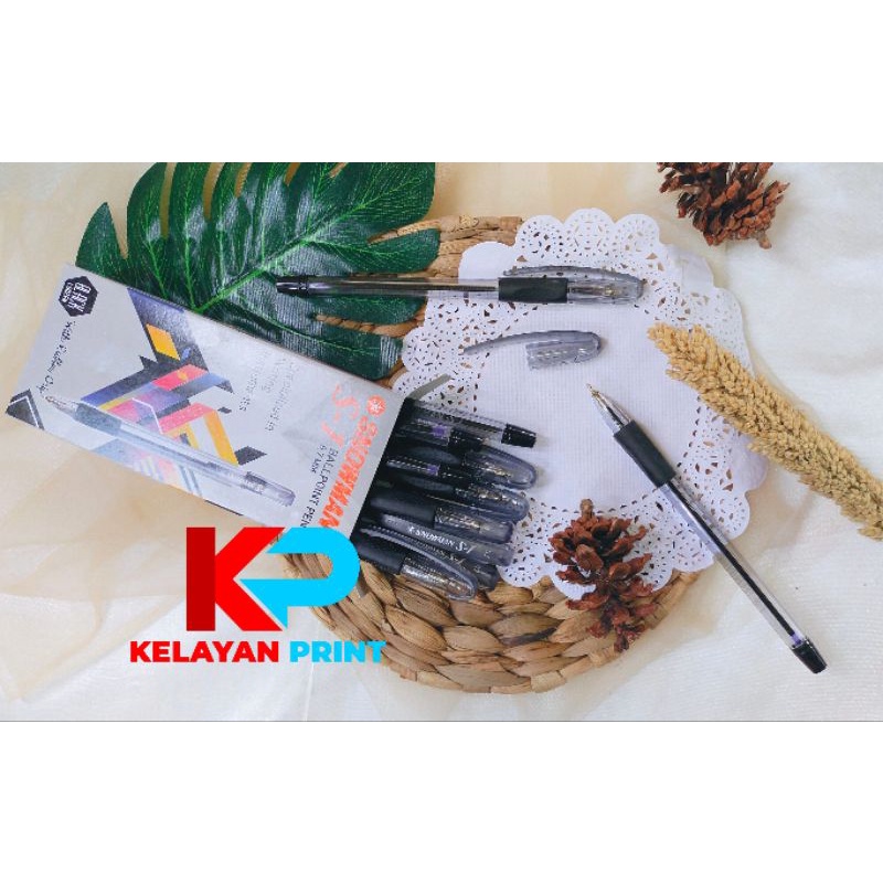 

PULPEN SNOWMAN S1 TINTA HITAM ISI 12 PCS