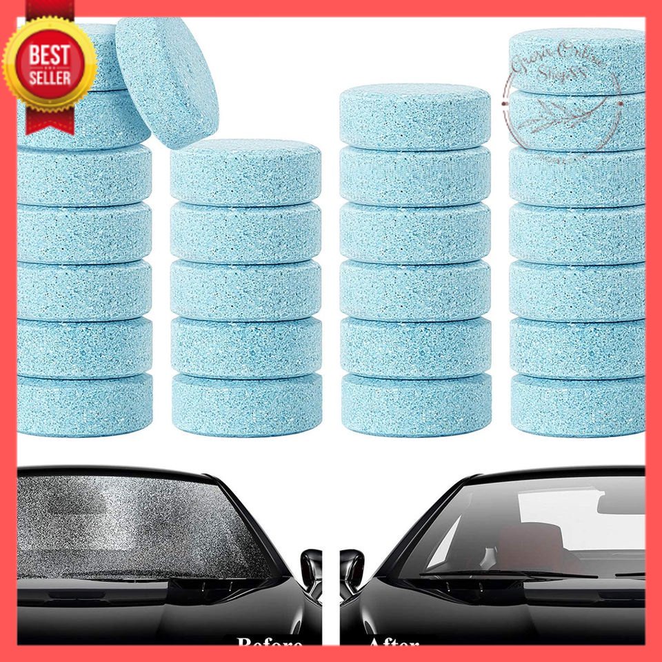 GOS -A401- Tablet Sabun Pembersih Wiper Kaca Mobil - Tablet Wiper Pembersih Kaca Mobil Anti Jamur - 1 Pcs Tablet Sabun Ajaib