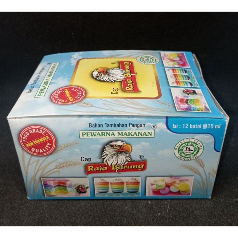 

Pewarna makanan food grade halal sumbo 1 dus isi 12 pcs