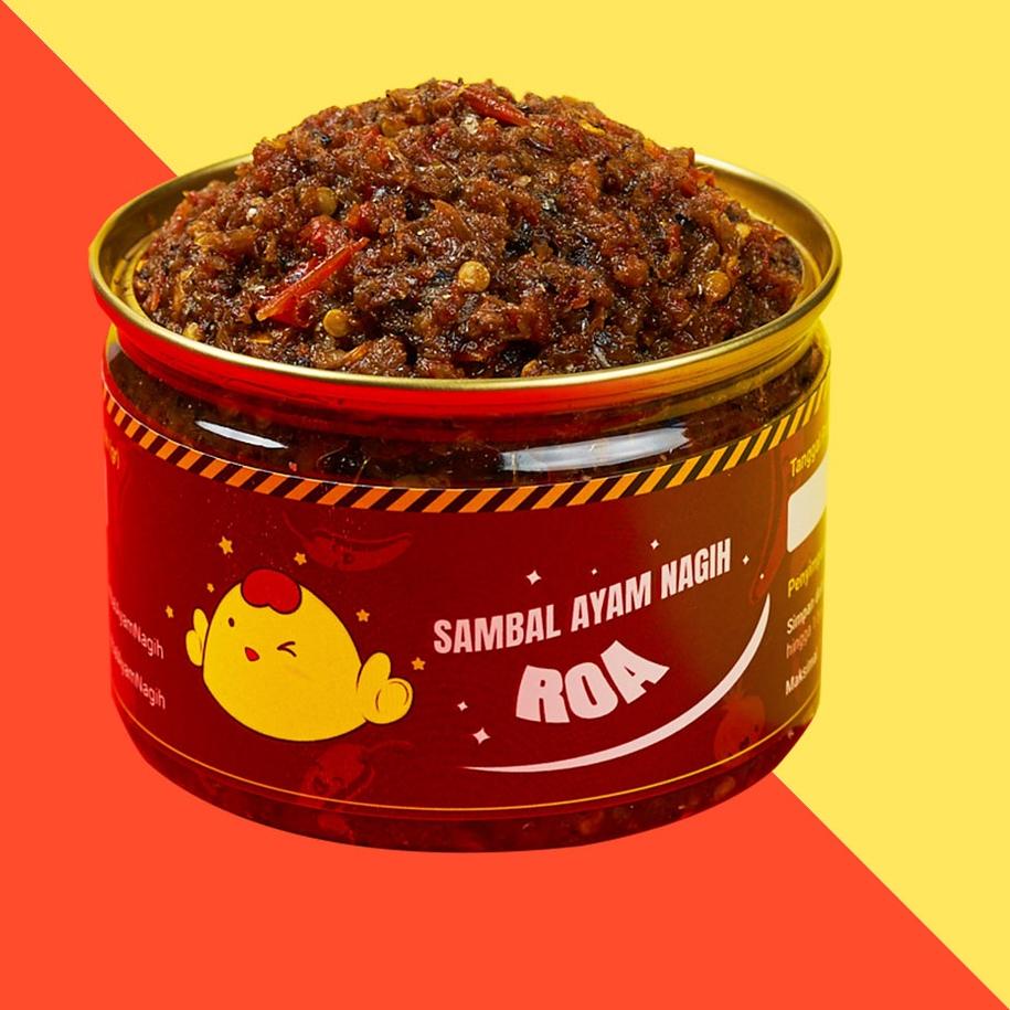 

PROMO[TD4]-SAMBAL NAGIH - Sambal ikan ROA Khas Manado Toples