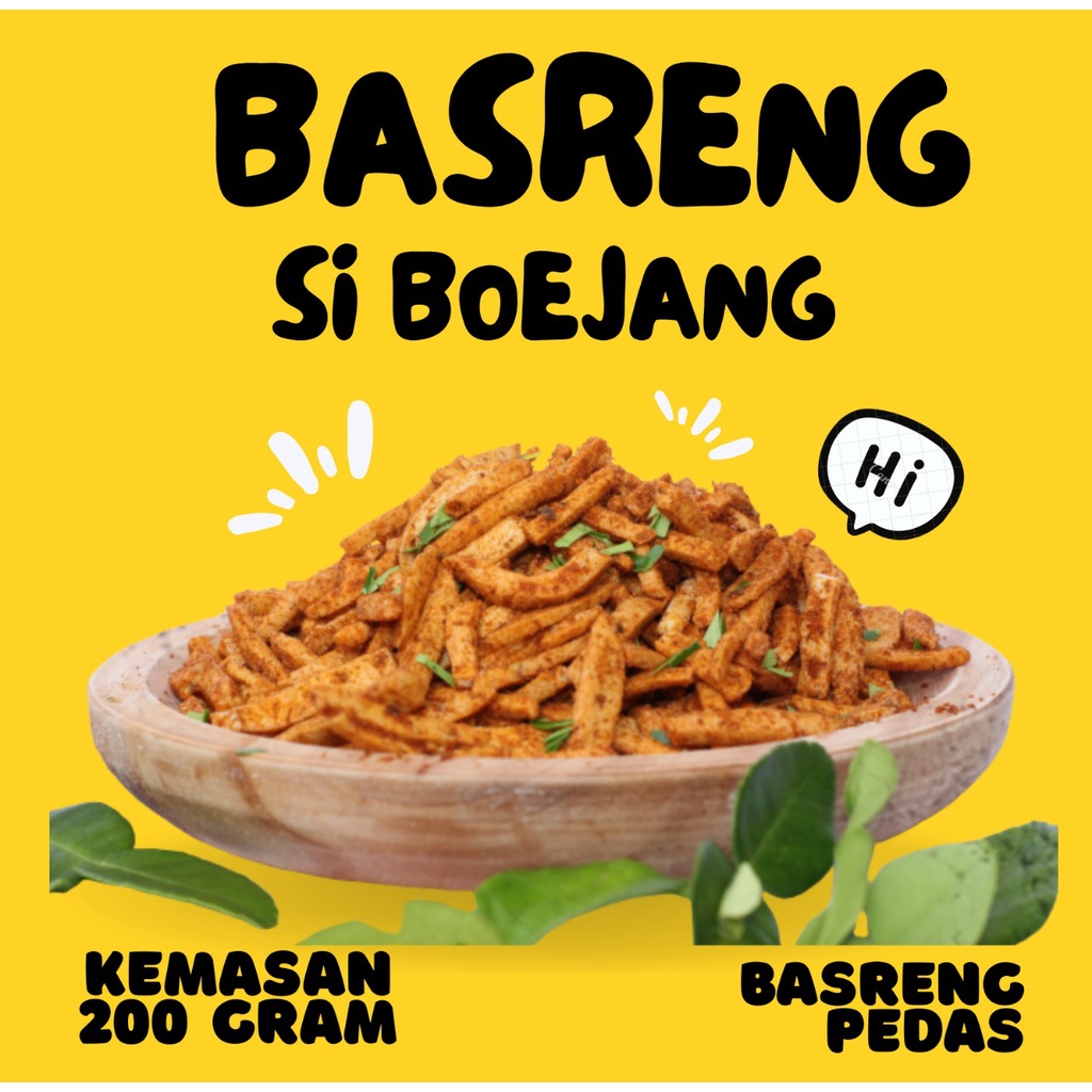 

BASRENG DAUN JERUK 200gr PEDAS ORIGINAL MANIS CEMILAN MAKANAN RINGAN