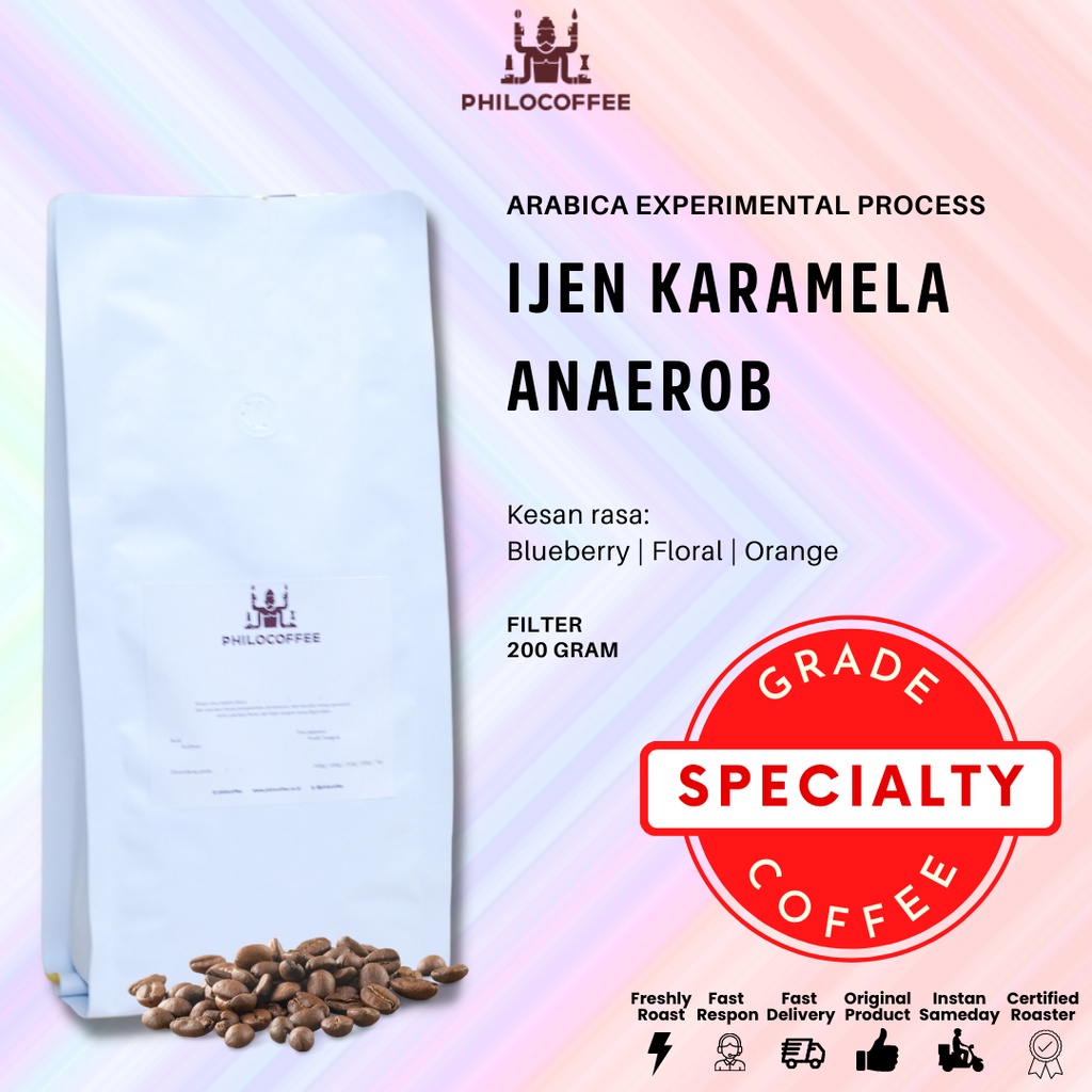 Ijen Karamela Anaerob 200g | Biji Kopi Arabika