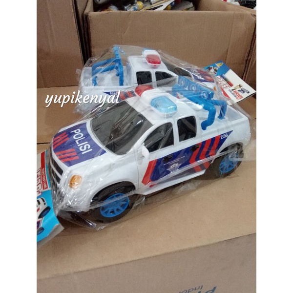 MAINAN MOBIL JEEP PATROLI  POLISI  JUMBO