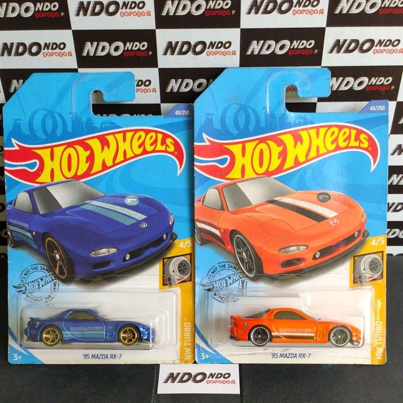 Hot Wheels '95 Mazda RX-7 SET 2pcs - 2020 HW Turbo