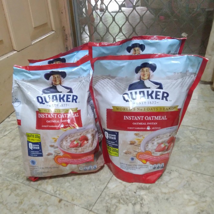 

[BISA COD] quaker oatmeal 1200 gram