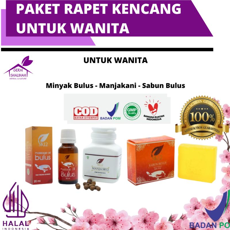 Paket rapet wangi wanita Minyak bulus Sabun bulus bpom original Perawatan wanita dan pria