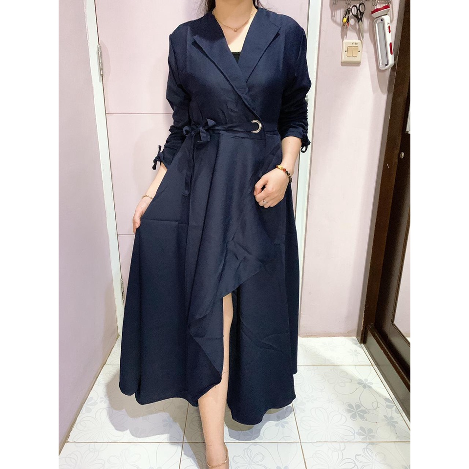 VISION ONLINE GAMIS LONGDRESS PAKAIAN WANITA BUSANA WANITA DRESS PESTA TUNIK