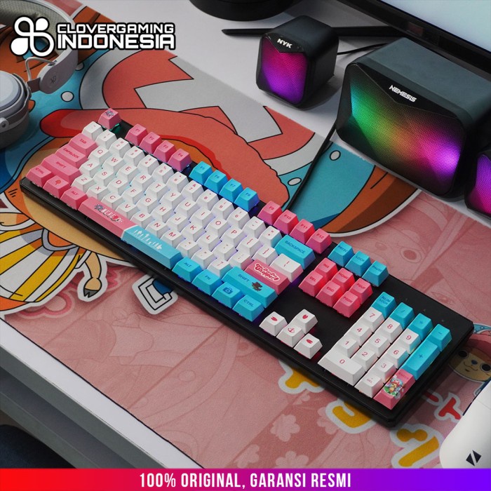 Keycaps One Piece Chopper Edition PBT Dye Sub - Mechanical Keyboard