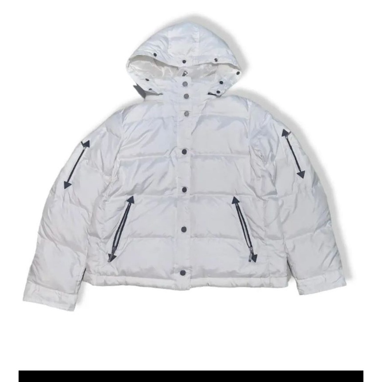 jacket ultralight uniqlo putih