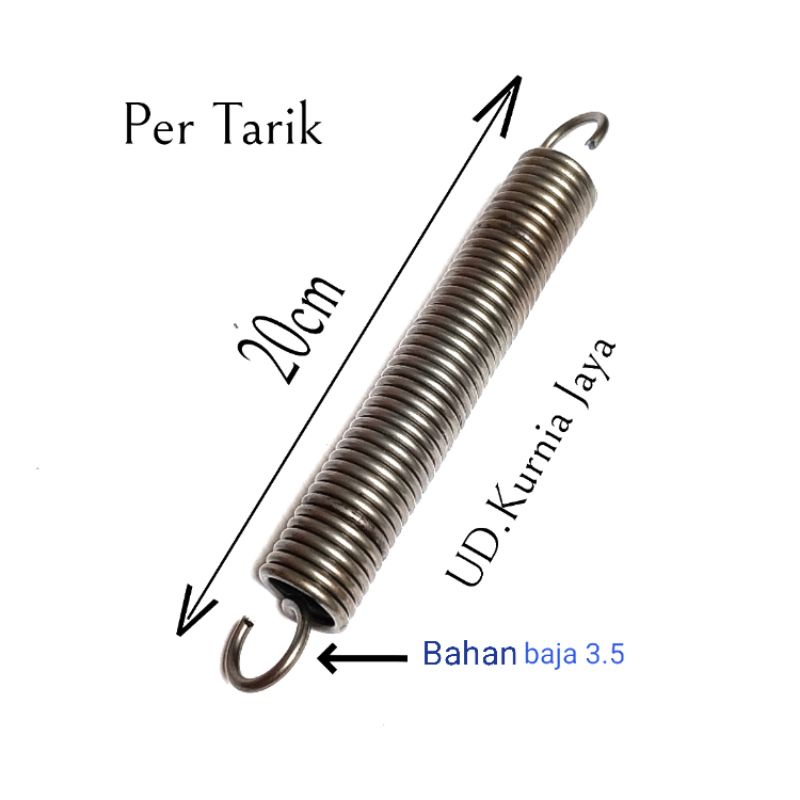 Per Tarik Per Pegas 3.5mm Panjang 20cm