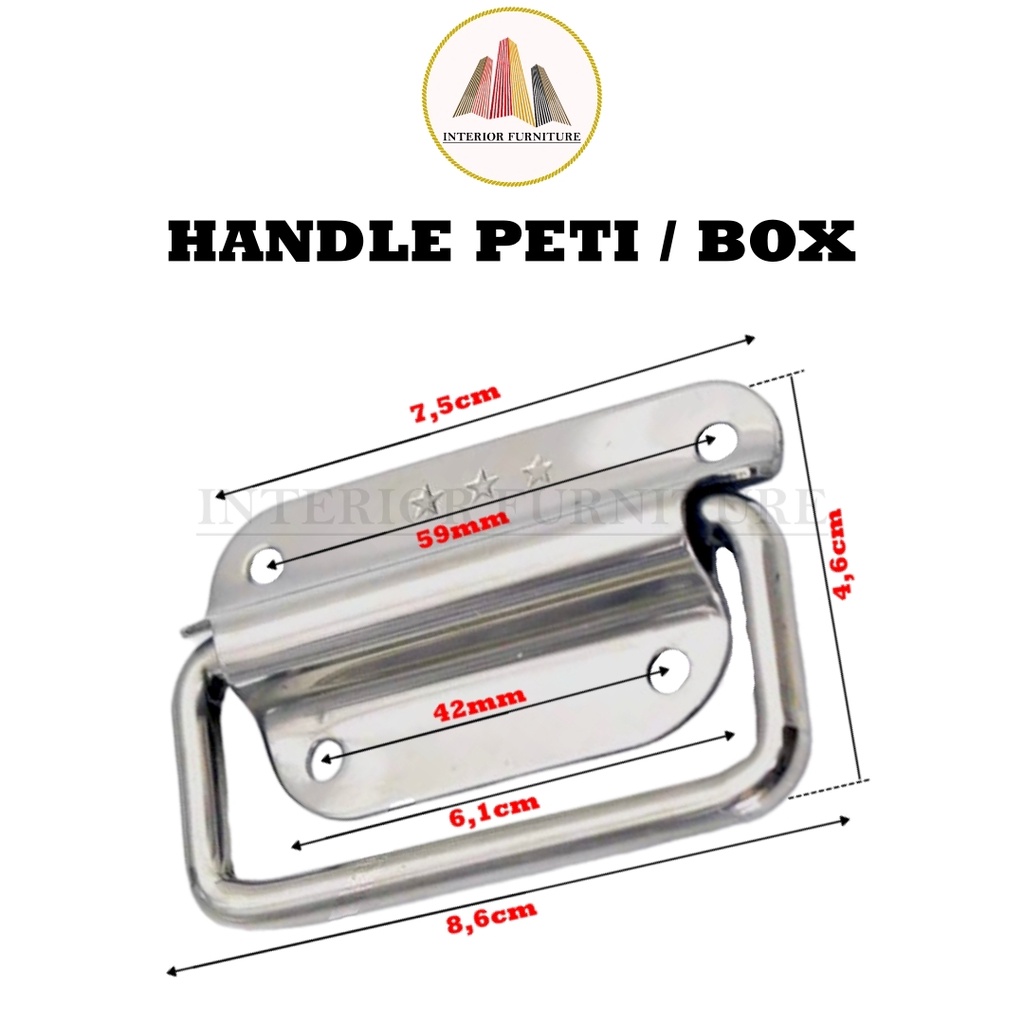 Pegangan peti box Handle peti tarikan peti stanless tarikan box stanless cabinet Handle peti