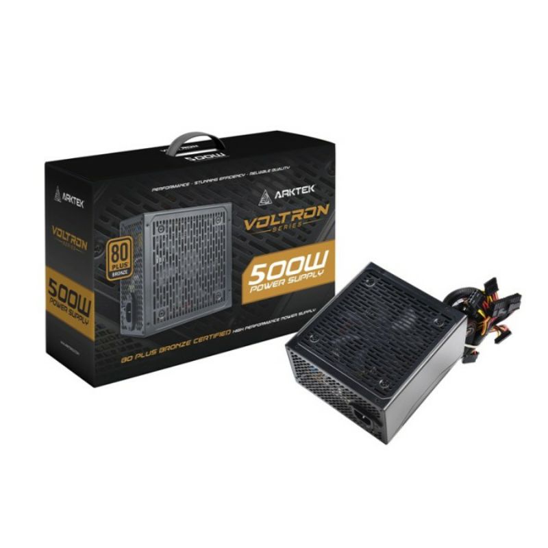 POWER SUPPLY ARKTEK 500W 80 PLUS BRONZE