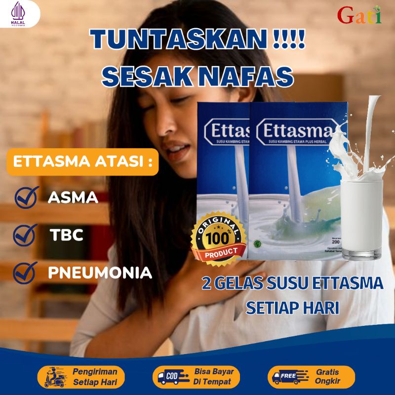 

Susu Ettasma Asli - Susu Kambing Etawa Plus Herbal Bebas Sesak Nafas
