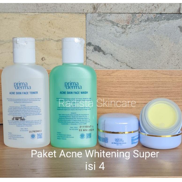 8KVTN  BPOM Prima Derma Paket Whitening Acne Super Glowing | Primaderma 47