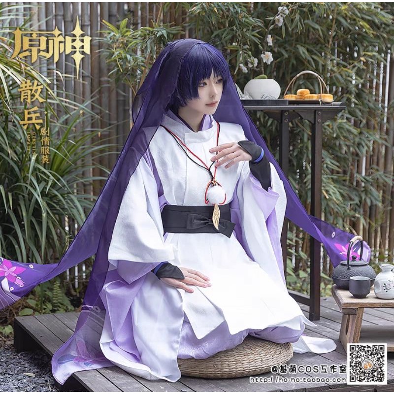 [ RENTAL ] Scaramouche Kunikuzushi Past Version Brand Gimeng Cosplay Kostum Genshin Impact Sewa Wig 