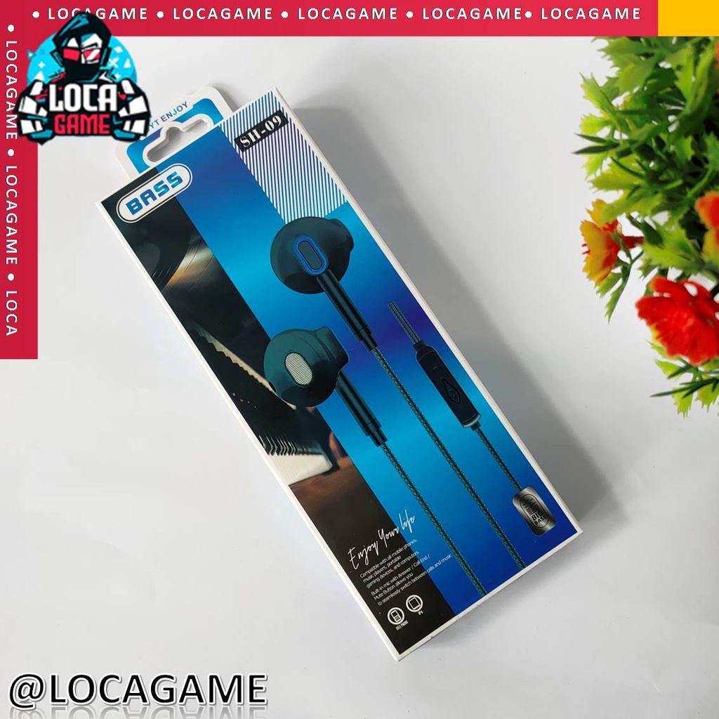 HEADSET | HANDSFREE | HF BASS STEREO EARPHONE SH-09